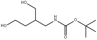 N-BOC-2-AMINOMETHYL-BUTANE-1,4-DIOL
 结构式