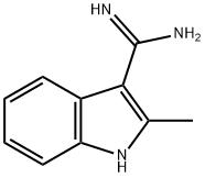2-METHYLINDOLE-3-CARBOXAMIDINE 结构式