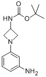 [1-(3-AMINO-PHENYL)-AZETIDIN-3-YL]-CARBAMIC ACID TERT-BUTYL ESTER 结构式