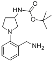 [1-(2-AMINOMETHYL-PHENYL)-PYRROLIDIN-3-YL]-CARBAMIC ACID TERT-BUTYL ESTER 结构式