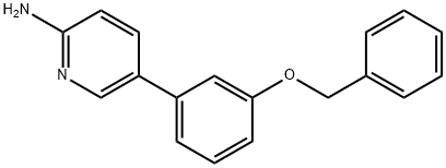 2-AMino-5-[3-(benzyloxy)phenyl]pyridine 结构式