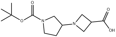 1-(1-(tert-Butoxycarbonyl)pyrrolidin-3-yl)azetidine-3-carboxylicacid