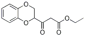 3-(1,4-苯并二噁烷-2-基)-3-氧代丙酸乙酯 结构式