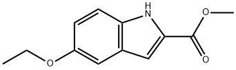 5-ETHOXY-1H-INDOLE-2-CARBOXYLIC ACID METHYL ESTER 结构式