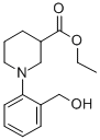 1-(2-HYDROXYMETHYL-PHENYL)-PIPERIDINE-3-CARBOXYLIC ACID ETHYL ESTER 结构式