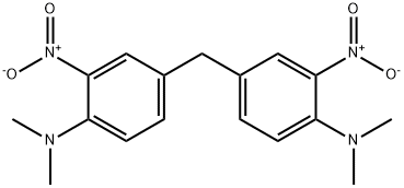 4,4'-methylenebis[N,N-dimethyl-2-nitroaniline] 结构式