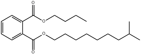 邻苯二甲酸丁异癸酯 结构式