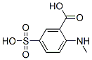 2-(methylamino)-5-sulphobenzoic acid 结构式