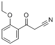 2-ETHOXYBENZOYLACETONITRILE 结构式