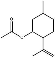乙酸异胡薄荷酯 结构式