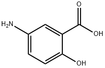 美沙拉秦 结构式