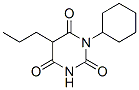1-Cyclohexyl-5-propyl-2,4,6(1H,3H,5H)-pyrimidinetrione 结构式