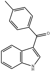 (4-Methylphenyl)(1H-indole-3-yl) ketone 结构式
