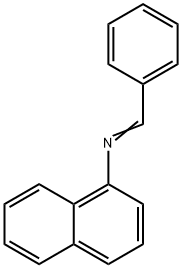N-Benzylidene-1-napthylamine 结构式