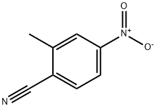 2-甲基-4-硝基苯腈 结构式