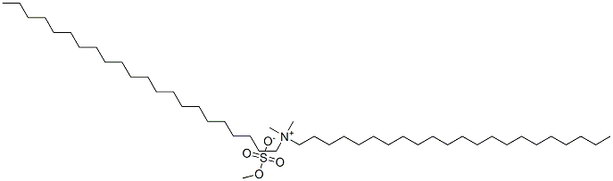 dibehenyldimethylammonium methosulfate 结构式