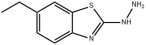 6-ETHYL-2(3H)-BENZOTHIAZOLONE HYDRAZONE 结构式