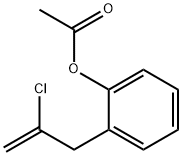 3-(2-ACETOXYPHENYL)-2-CHLORO-1-PROPENE 结构式