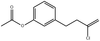 4-(3-ACETOXYPHENYL)-2-CHLORO-1-BUTENE 结构式