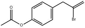 4-(2-溴烯丙基)苯乙酸酯 结构式