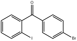 (4-溴苯基)(2-碘苯基)甲酮 结构式