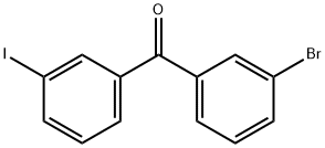 3-BROMO-3'-IODOBENZOPHENONE 结构式