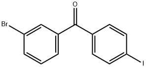 3-BROMO-4'-IODOBENZOPHENONE 结构式