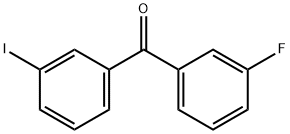 3-FLUORO-3'-IODOBENZOPHENONE 结构式