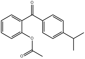 2-(4-异丙基苯甲酰基)苯乙酸酯 结构式