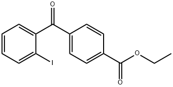 4-ETHOXYCARBONYL-2'-IODOBENZOPHENONE 结构式