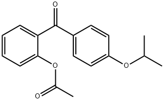 2-ACETOXY-4'-ISOPROPOXYBENZOPHENONE 结构式