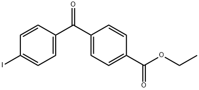 4-ETHOXYCARBONYL-4'-IODOBENZOPHENONE 结构式