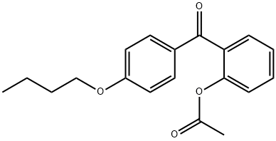 2-ACETOXY-4'-BUTOXYBENZOPHENONE 结构式