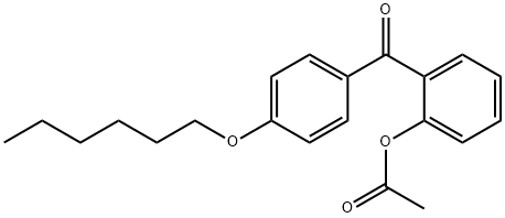 2-(4-(己氧基)苯甲酰基)乙酸苯酯 结构式