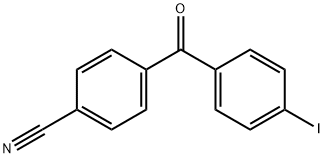 4-CYANO-4'-IODOBENZOPHENONE 结构式