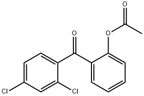 2-ACETOXY-2',4'-DICHLOROBENZOPHENONE 结构式