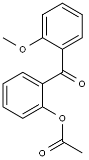 2-ACETOXY-2'-METHOXYBENZOPHENONE 结构式