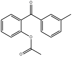 2-ACETOXY-3'-METHYLBENZOPHENONE 结构式