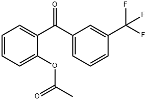 2-(3-(三氟甲基)苯甲酰基)苯乙酸酯 结构式