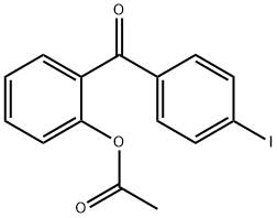 2-(4-碘苯甲酰基)苯乙酸酯 结构式