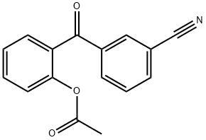 2-ACETOXY-3'-CYANOBENZOPHENONE 结构式