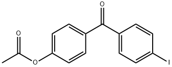 4-ACETOXY-4'-IODOBENZOPHENONE 结构式