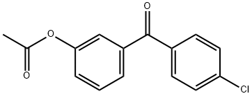 3-ACETOXY-4'-CHLOROBENZOPHENONE 结构式
