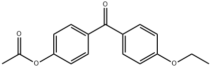 4-(4-乙氧基苯甲酰基)苯乙酸酯 结构式