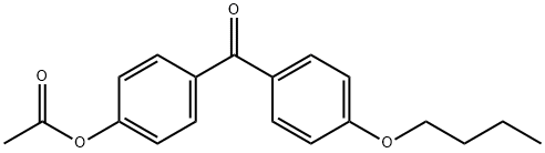 4-ACETOXY-4'-BUTOXYBENZOPHENONE 结构式