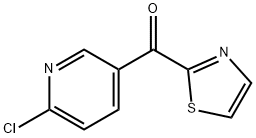 (6-氯吡啶-3-基)(噻唑-2-基)甲酮 结构式