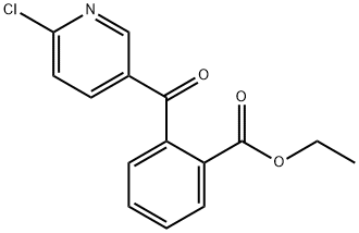 2-(6-氯烟酰基)苯甲酸乙酯 结构式