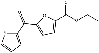 5-(噻吩-2-羰基)呋喃-2-甲酸乙酯 结构式