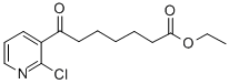 ETHYL 7-(2-CHLORO-3-PYRIDYL)-7-OXOHEPTANOATE 结构式