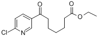 ETHYL 7-(6-CHLORO-3-PYRIDYL)-7-OXOHEPTANOATE 结构式